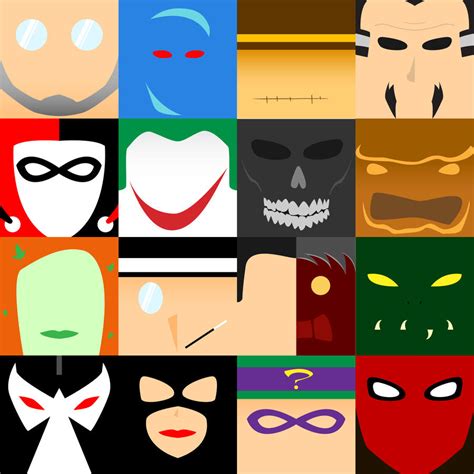 Batman Villains - Minimalism by tdj1337 on DeviantArt