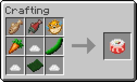 Exline's Sushi Mod Screenshots - Mods - Minecraft