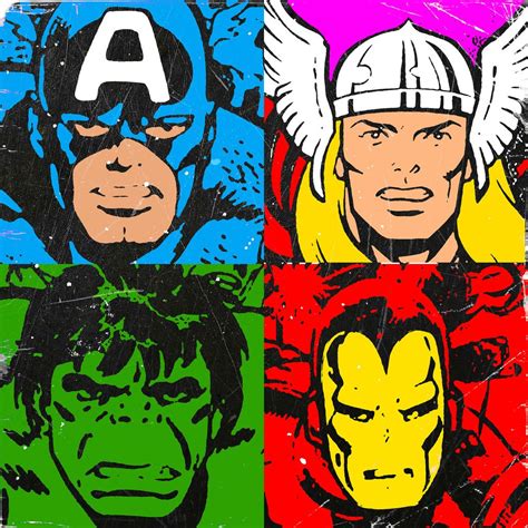 avengers popart | Marvel comics art, Avengers art, Marvel comics superheroes