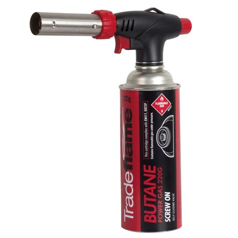 Tradeflame 220g Pro Heat Blow Torch Kit With Butane Gas | Bunnings Warehouse