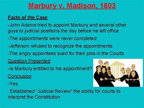 😍 Marbury vs madison summary. What is the difference between judicial ...