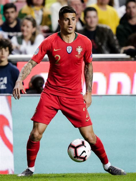 Joao Cancelo of Portugal during the EURO Qualifier match between...