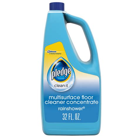 Pledge Multisurface Floor Cleaner Concentrate, Rainshower Scent - A ...