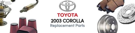 2003 Toyota Corolla Replacement Parts | PartsAvatar