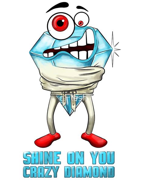 "Shine on you crazy diamond" Stickers by gFlesh | Redbubble