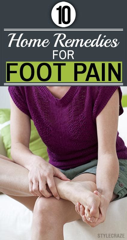 Top 10 Quick Fix Home Remedies For Foot Pain