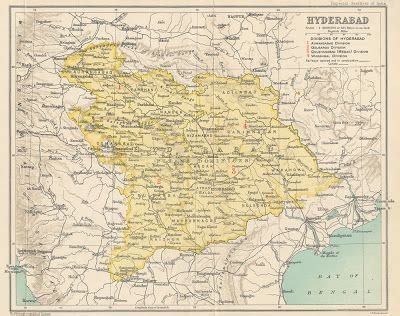 Hyderabad Map year 1907