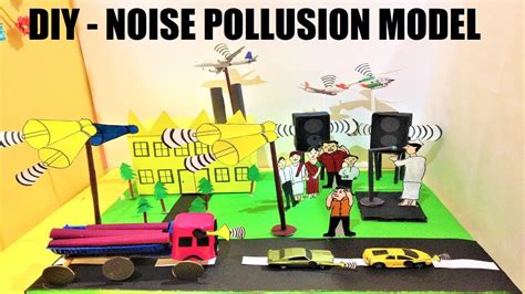 Science Project Models, School Science Projects, Science Models, Noise Pollution, Water ...