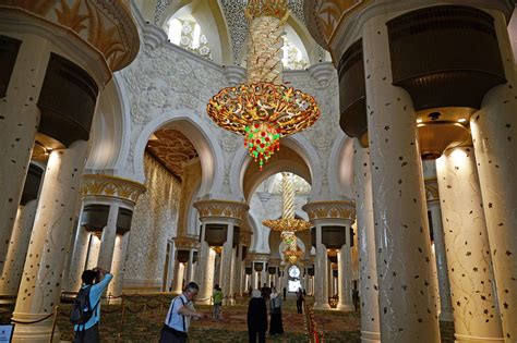 Really cool portion of the inside of a mosque I went to today. : pics