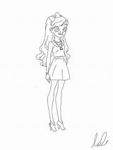 How To Draw Iris From Lolirock Sketch Coloring Page sketch template