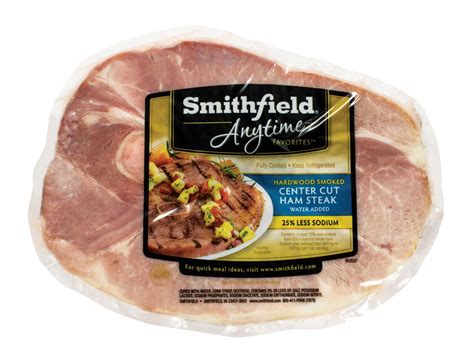 Smithfield Hardwood Smoked Center Cut Ham Steak - Shop Pork at H-E-B