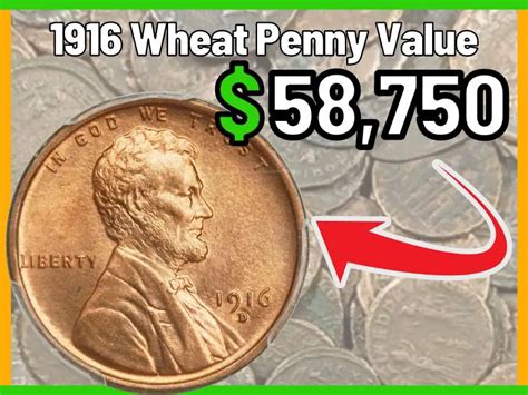 1916 Wheat Penny Value And Price Chart