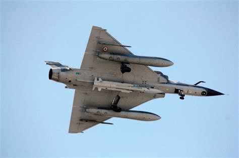 French Mirage 2000N carrying a live nuclear missile over Libya