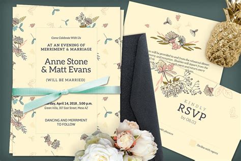 40 Stylish Wedding Invitation Templates | Envato Tuts+