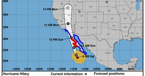 Category 4 Hurricane Hilary Approaches Mexico: Warnings and Watches Issued