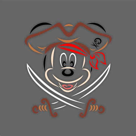 Mickey Mouse Pirate Head Png