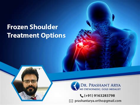 Frozen Shoulder Treatment Options in Newtown. Dr Prashant Arya.