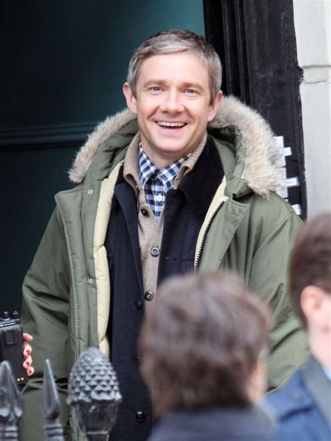 Martin Freeman channels Watson. | Sherlock Season 3 Filming Pictures | POPSUGAR Tech Photo 6