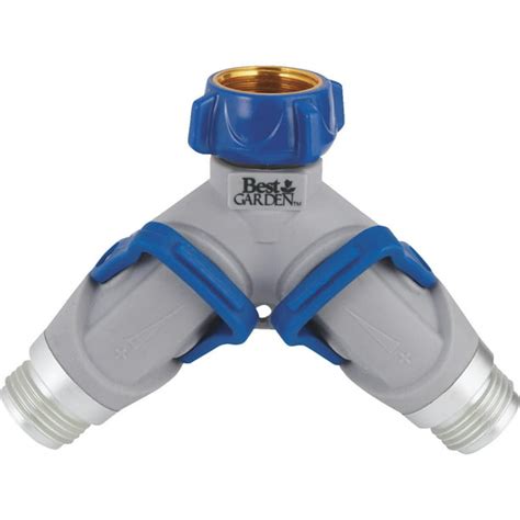 Best Garden Plastic Dual Y-Hose Shutoff Connector - Walmart.com - Walmart.com