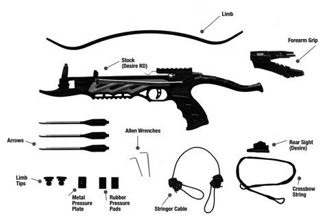 Bear Archery Desire XL Pistol Crossbow - Outdoor Essentials