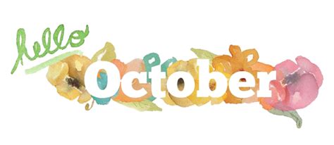 October PNG Images Transparent Free Download