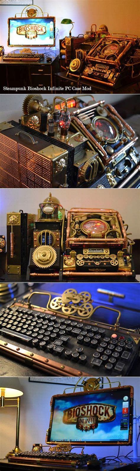 Steampunk computer case | Pc cases, Computer case, Steampunk