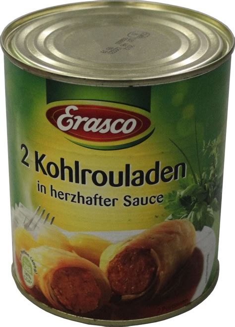 Erasco 2 Kohlrouladen in pikanter Sauce 800g | saymo.de - Lebensmittel Online kaufen Ihr ...