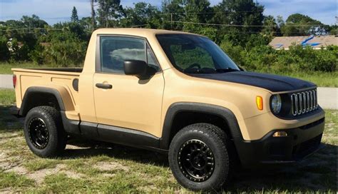 Custom Jeep Renegade pickup echoes Comanche of yore, and it can be yours