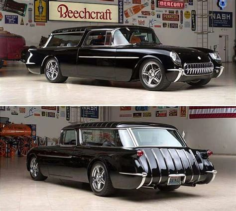 1953 or 54 Corvette Nomad Wagon | Custom cars, Wagon, Chevrolet trucks