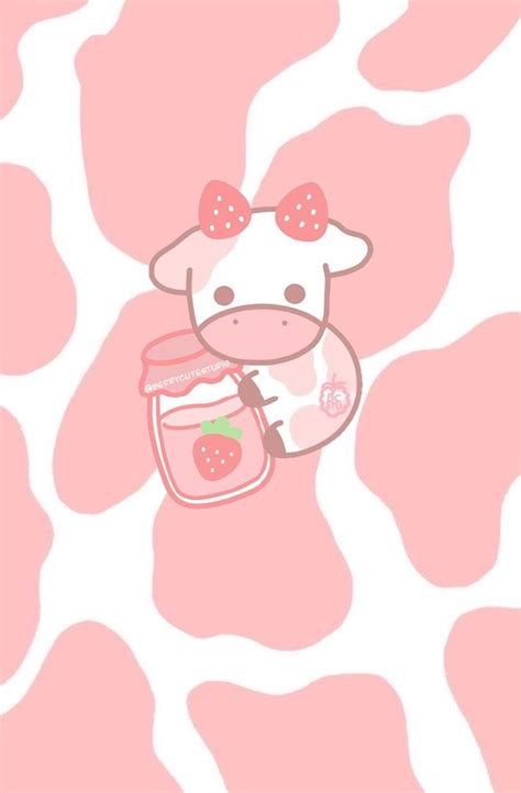 #freetoedit#strawberrymilk #cow #strawberry cow #pink #aesthetic # ...