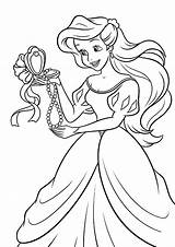 Disney Princess Ariel The Little Mermaid Coloring Pages  Print Color Craft sketch template