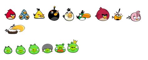 Characters in Rovio Classics Angry Birds by Abbysek on DeviantArt