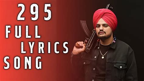 295 : Sidhu Moose Wala Lyrics Song | Lyrical Video | By Lyrics 25 ...