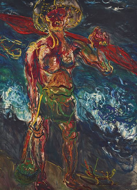 AFFANDI (Indonesian, 1907-1990) , Balinese Fisherman | Christie's