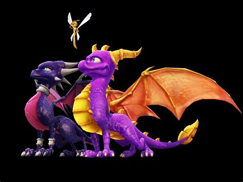 Download Dragon Cynder (Spyro) Sparx The Dragonfly Spyro (Character ...