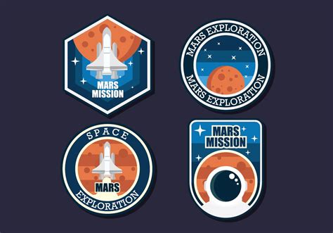 Mars Space, Mission To Mars, Branding, Clipart, Astronomy, Vector Art ...