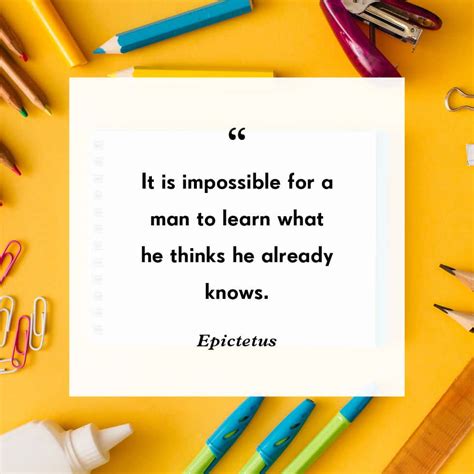 Download Education Quote Epictetus Learning Concept Wallpaper | Wallpapers.com