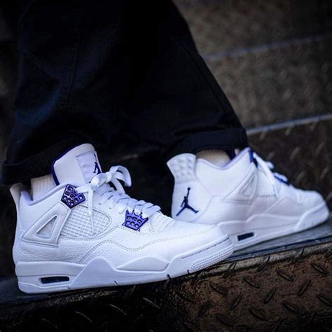 Air Jordan 4 Retro 'Purple Metallic' — Kick Game