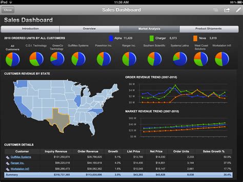 BI Dashboard Solutions, Executive Dashboard - Datamensional