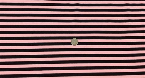 Light Pink/Black yarn-dyed horizontal stripes – Purpleseamstress Fabric