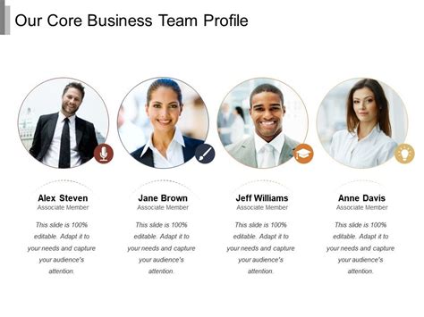 Our Core Business Team Profile | PowerPoint Presentation Sample | Example of PPT Presentation ...