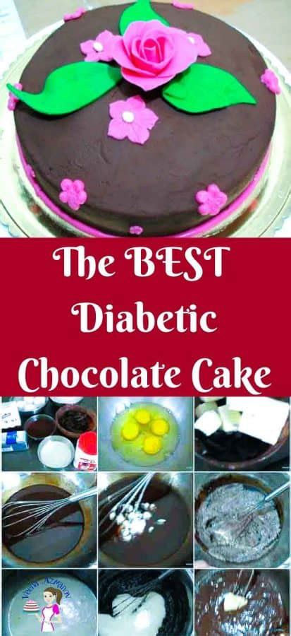 The BEST Diabetic Chocolate Cake - Veena Azmanov