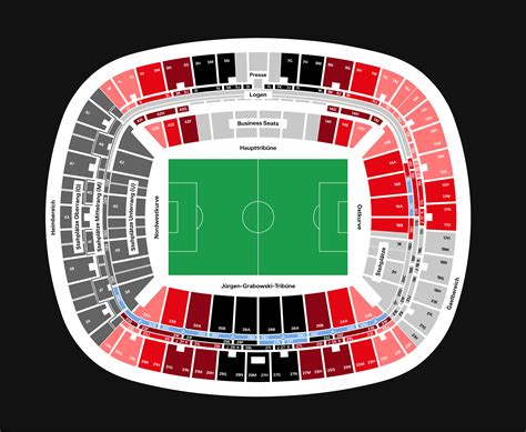 Seating Plan - Eintracht Frankfurt Pros