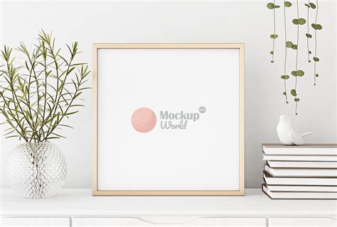 Square Poster Frame Mockup | Frame mockup free, Frame mockups, Poster frame