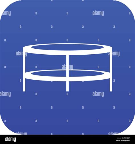 A round coffee table icon digital blue Stock Vector Image & Art - Alamy