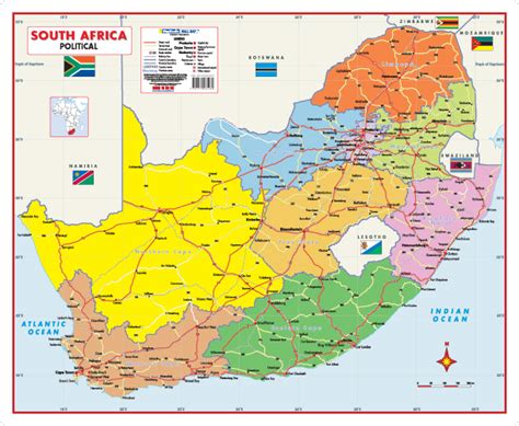 South Africa Political Map In Free Printable Political Map Of Africa | Sexiz Pix