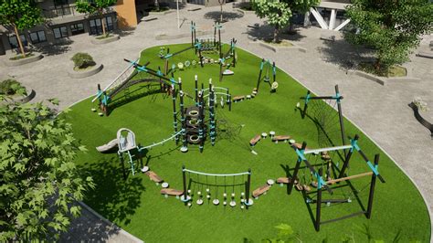 Urban Park – Netplex® and Forma™ Playground Design