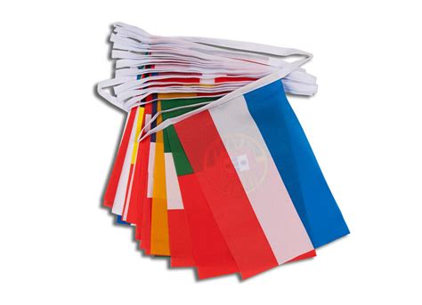 28 flag European Nations Bunting EU Countries Flags Fabric Eurovision ...