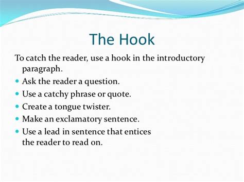 😊 What is hook in writing. Essay hooks. 2019-01-24