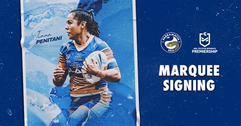 Tiana Penitani Re-Signs | Eels